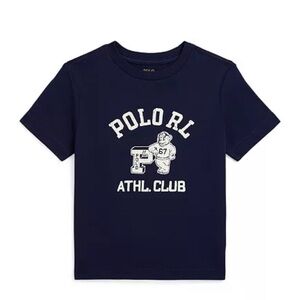 Polo by Ralph Lauren Graphic Short Sleeve Tee Navy Medium NWT IN PACKAGE
